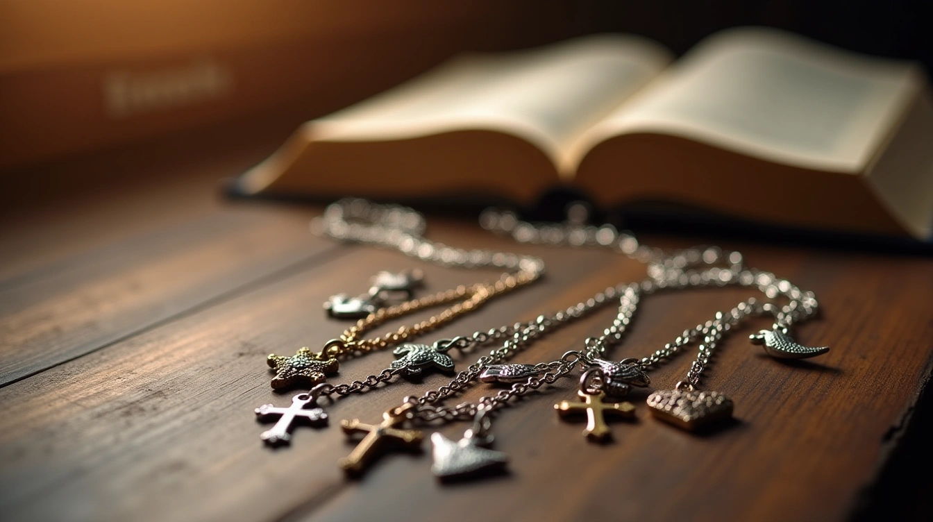 Why do people choose religious charms for gifts?